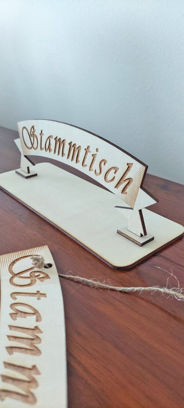 Stammtisch Tischständer Tischschild