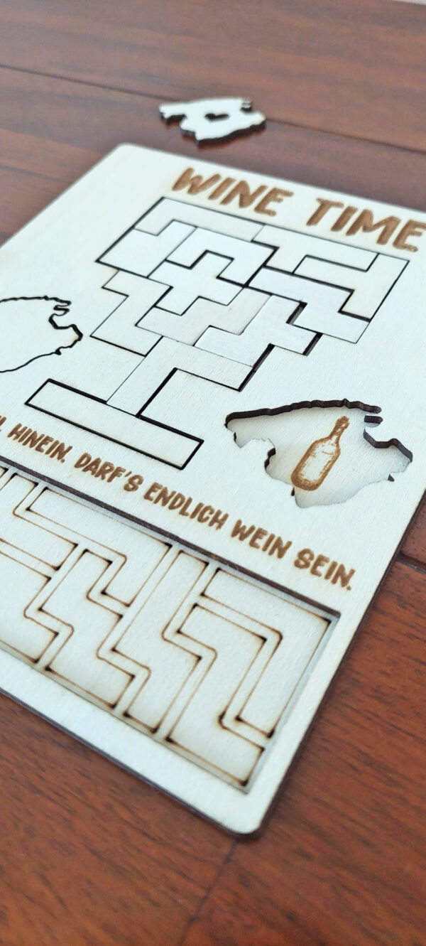 Weinzeit Puzzle Brettspiel