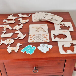 Tierpuzzle Holz Holzpuzzle Holzmagnete