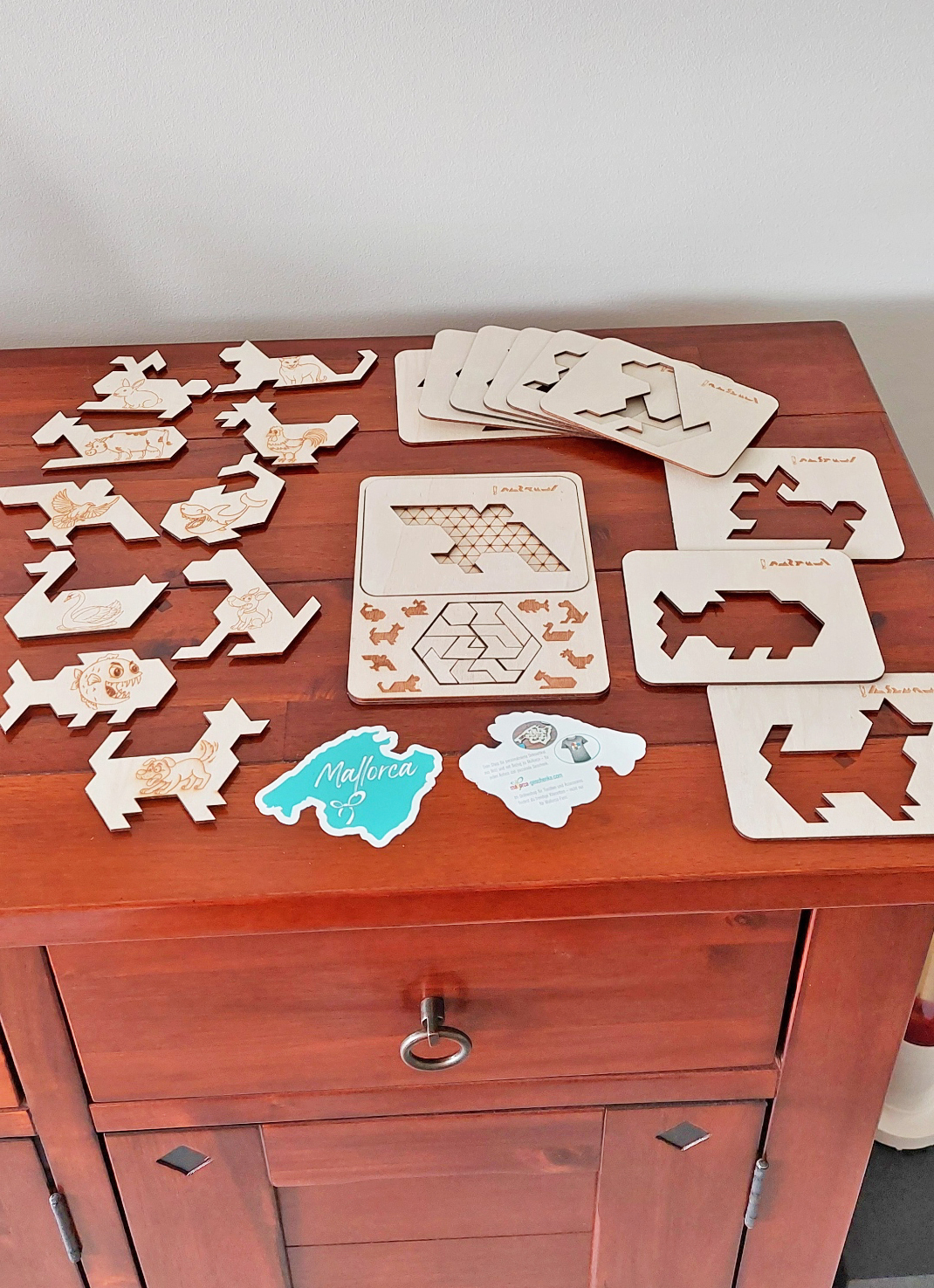 Tierpuzzle Holz Holzpuzzle Holzmagnete