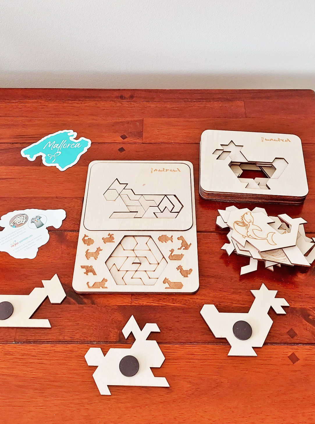 Tierpuzzle Holz Holzpuzzle Holzmagnete Puzzle