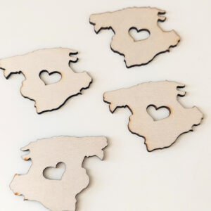 Mallorca Malle Anhänger Holz Kette