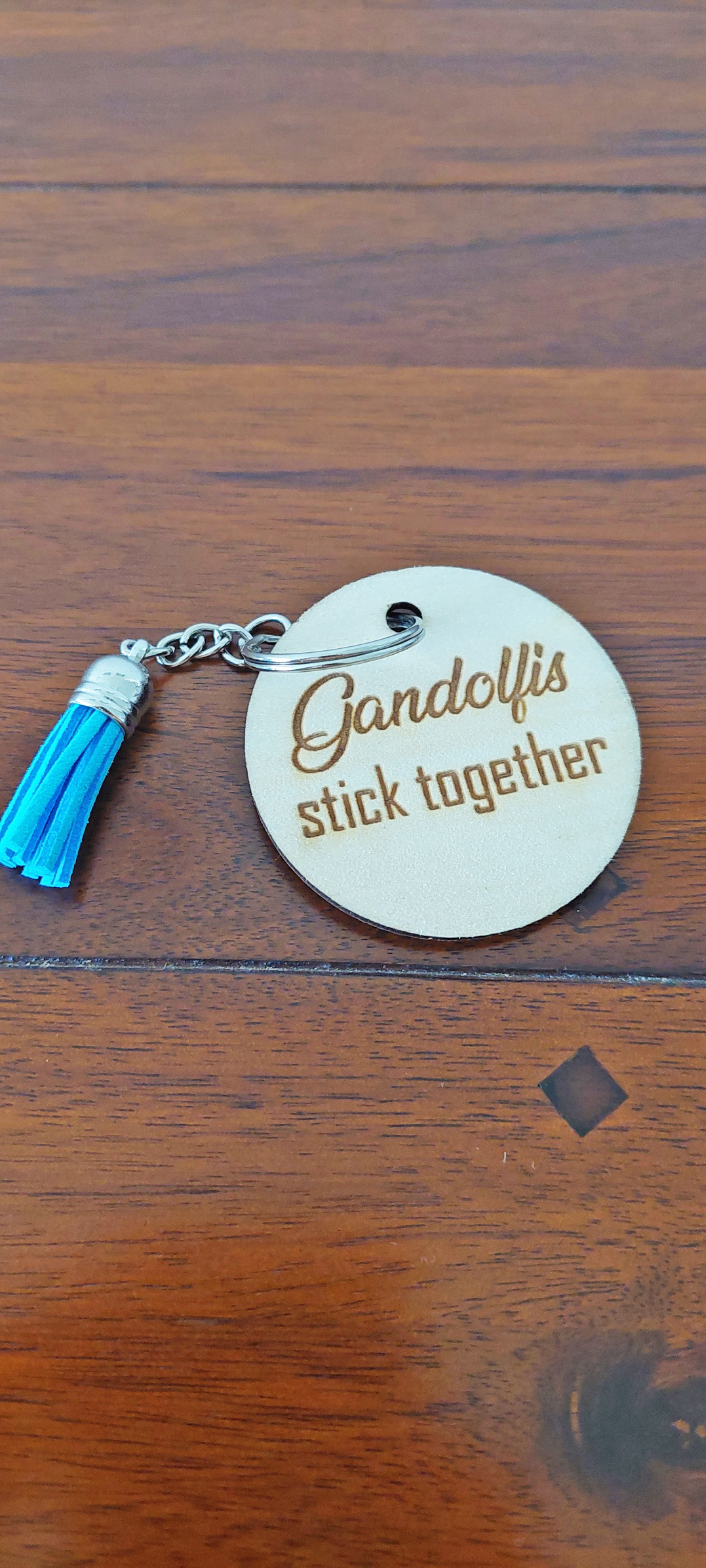 Schlüsselanhänger Anhänger Holz Ultraschallbild