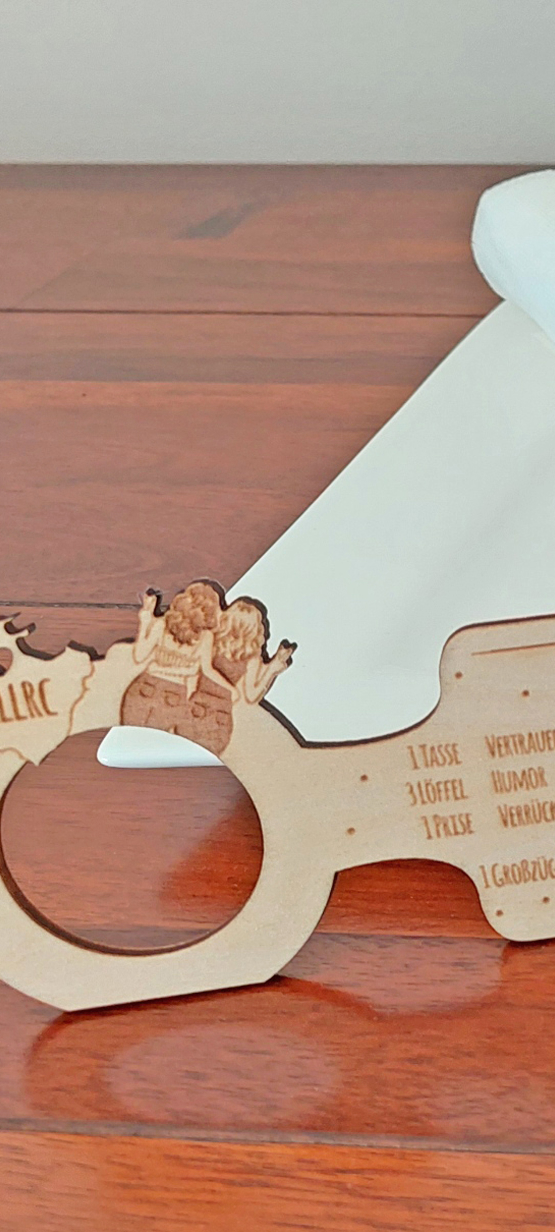 Serviettenring Serviettenhalter Holz "Freundinnen Mallorca"