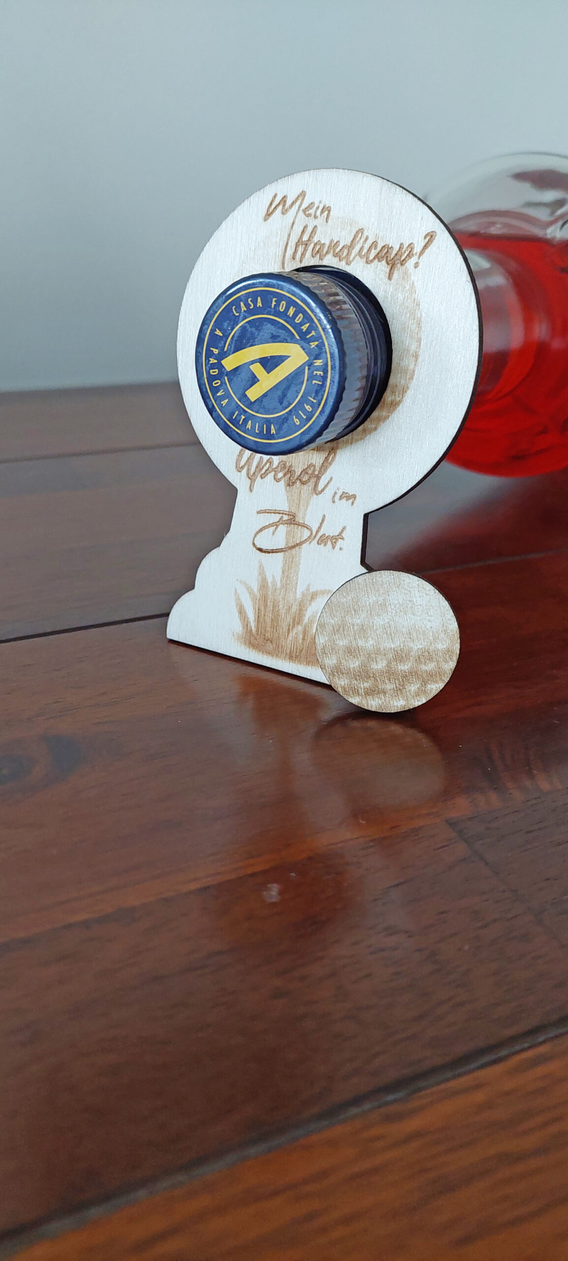 Aperol Flaschenhalter Deko Golf