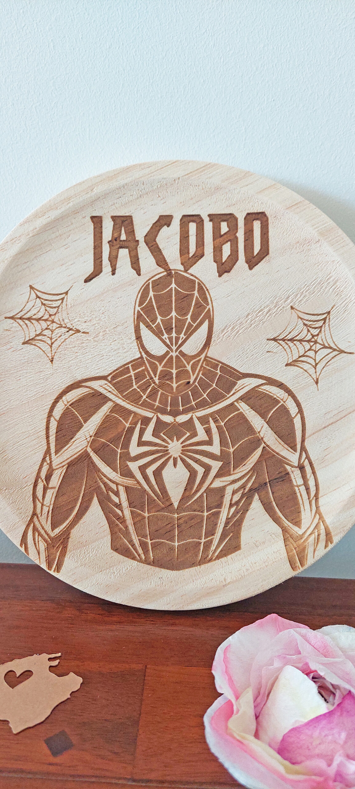 Brotzeitteller Brett Geschirr Spiderman Teller