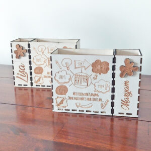 Tischutensilo Stiftebox Schreibtisch Stiftehalter Kulihalter