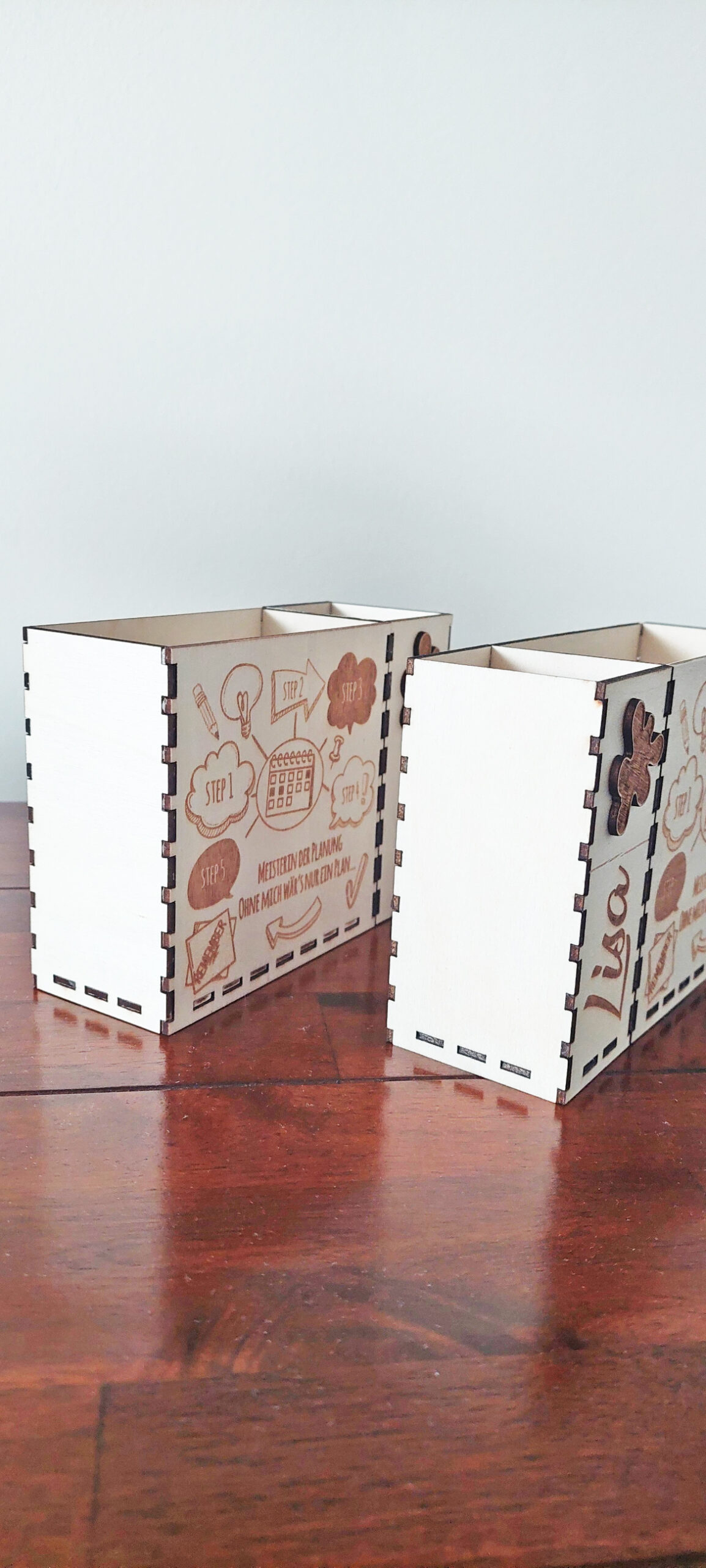 Tischutensilo Stiftebox Schreibtisch Stiftehalter Kulihalter