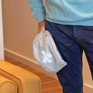 MLLRC DAS Original "Mallorca" weiße Silhouette Stanley/Stella recycelte Gürteltasche