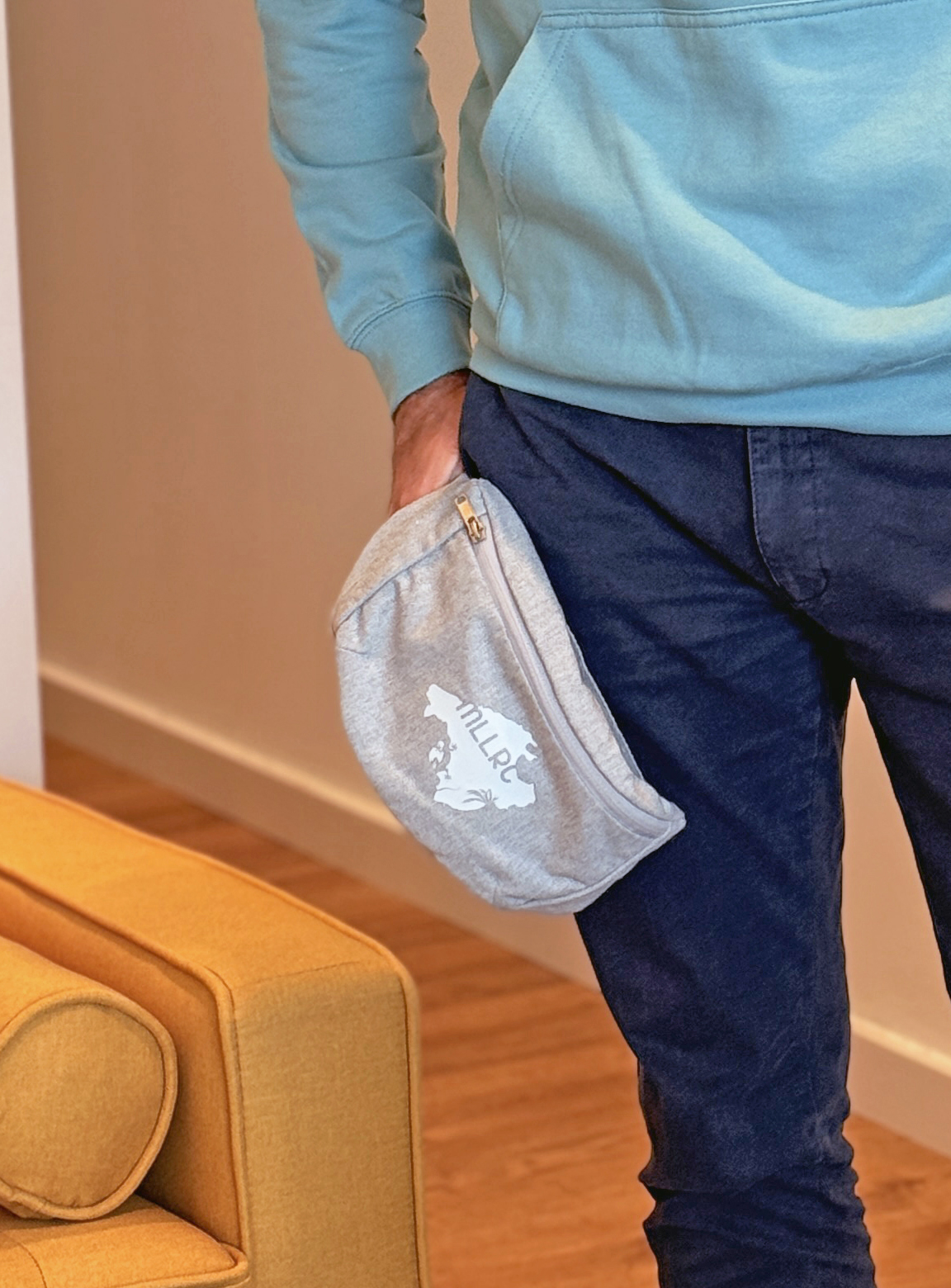 MLLRC DAS Original "Mallorca" weiße Silhouette Stanley/Stella recycelte Gürteltasche