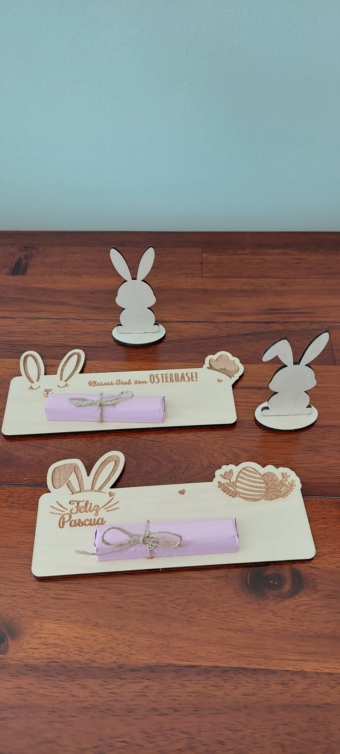 Pralinenhalter Ostern Osterhase Ostergruß