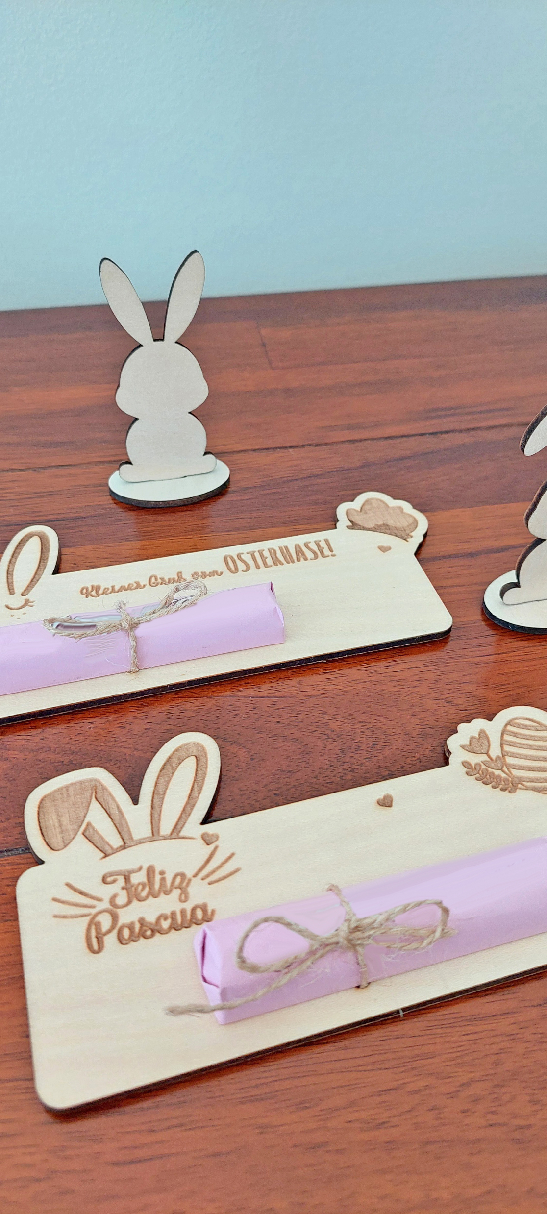 Pralinenhalter Ostern Osterhase Ostergruß