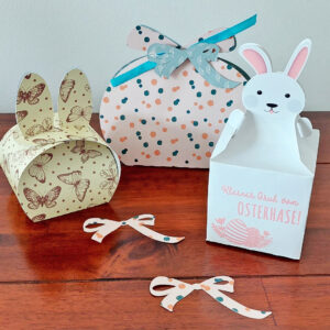 Osternest Osterhase Osterbox Geschenkbox Verpackung