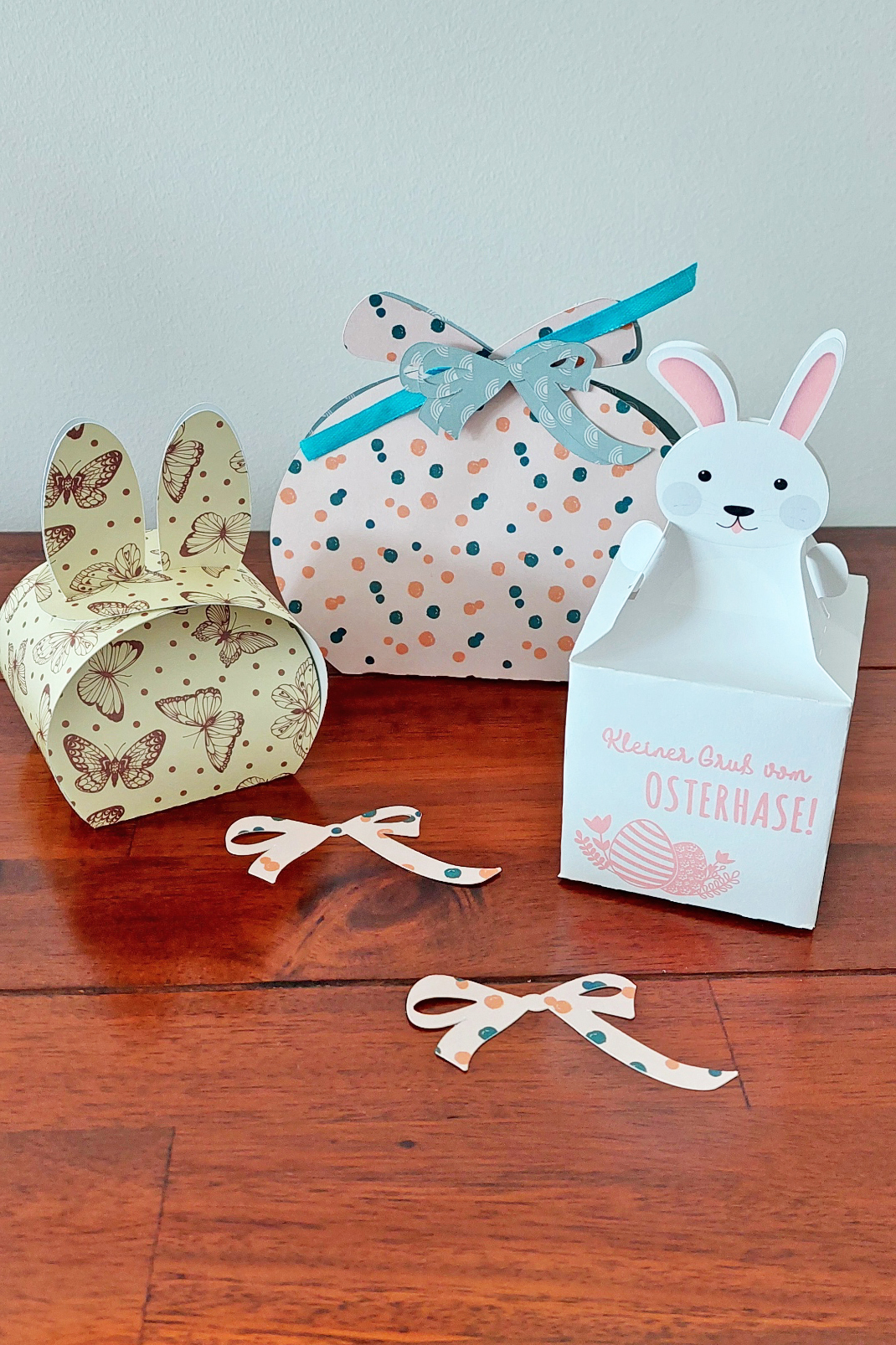 Osternest Osterhase Osterbox Geschenkbox Verpackung