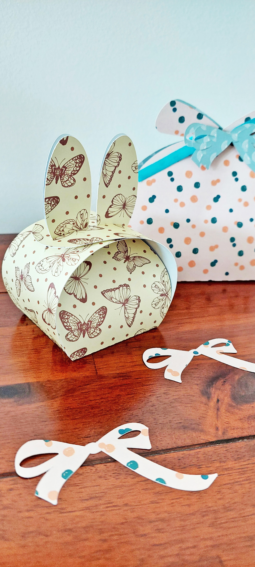 Osternest Osterhase Osterbox Geschenkbox Verpackung