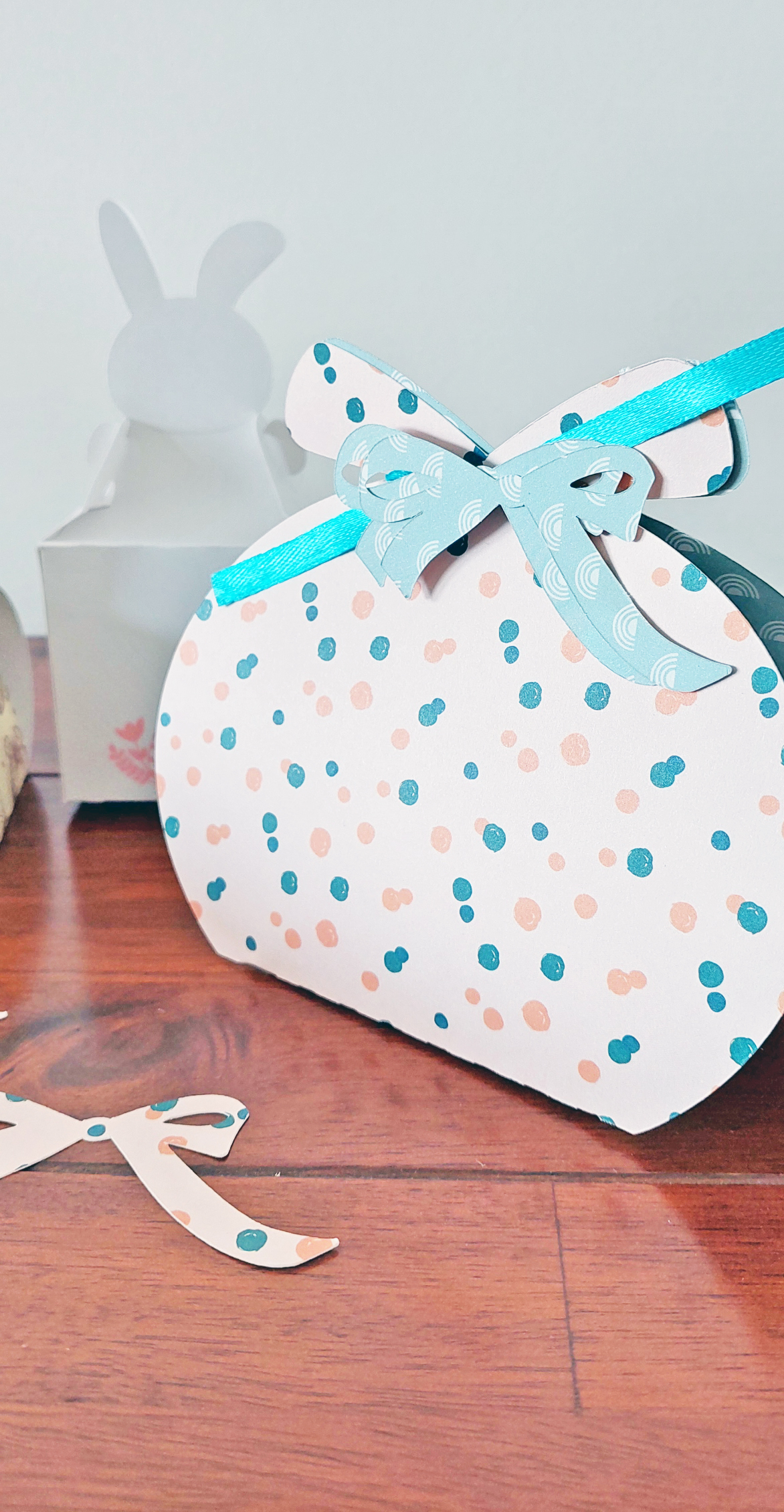 Osternest Osterhase Osterbox Geschenkbox Verpackung