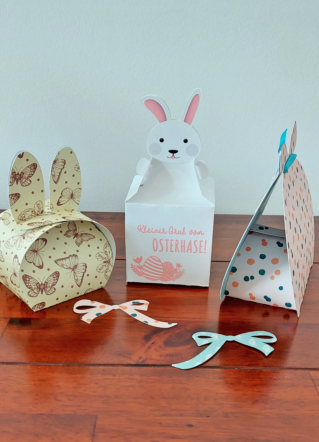 Osternest Osterhase Osterbox Geschenkbox Verpackung