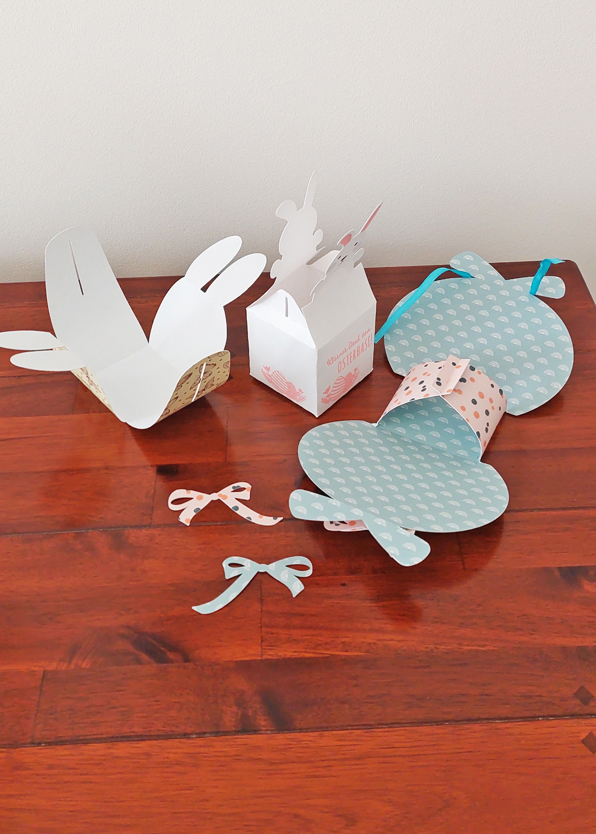 Osternest Osterhase Osterbox Geschenkbox Verpackung