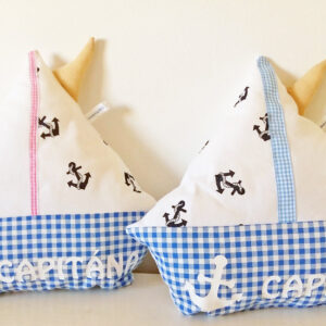 Kuschelkissen Kissen personalisiert Segelboot