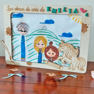 Bilderrahmen mit Sammelfach