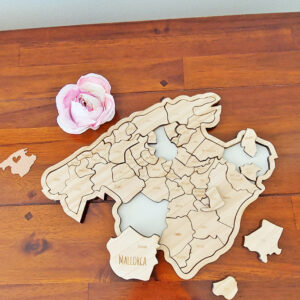 Holzpuzzle Mallorca – mit 53 Gemeinden Puzzle Malle Holz Brettspiel
