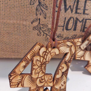 Geburtstagszahl Kette Anhänger Geburtstag Geburtstagskrone Geburtsteller