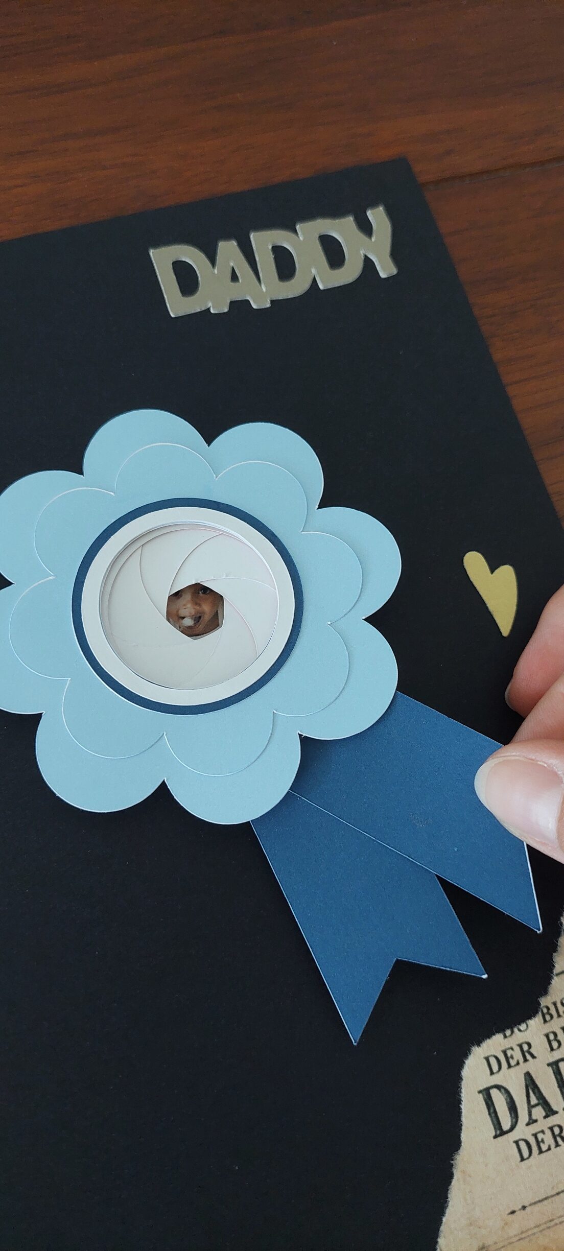 Drehbare Fotoblume für Karten & Scrapbooking Foto Reveal Flower PDF Download